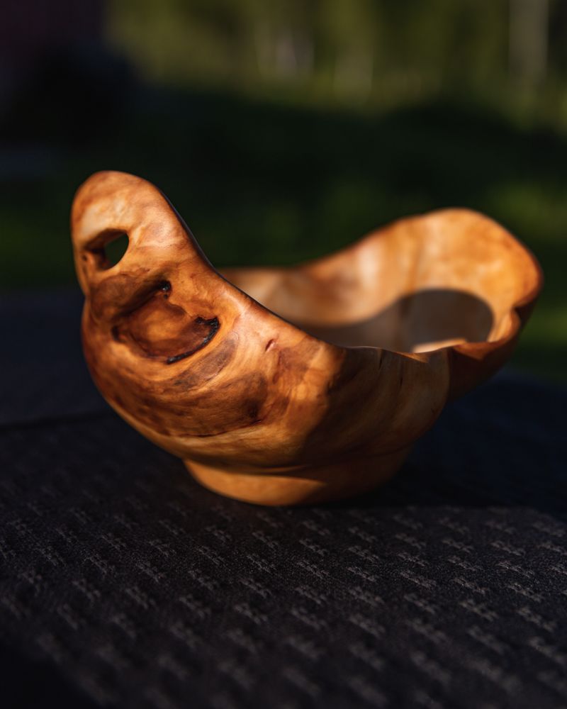 Rak Dinding Kayu Gantung - Image 3