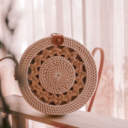 Tas Anyaman Pandan Motif Klasik